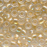 Rocaillesperlen lüster transparent beige silber,...