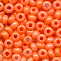 Rocailles kalk orange, Größe 8/0  (3,0 mm), 20 g