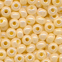Rocailles bone natur, Größe 11/0  (2,1 mm), 20 g