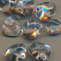 Glasperlen kristall klar, Inhalt 4 Stück,...