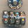Strass Spacer Rondell kristall silber, Inhalt 3 Stück, Größe 10 mm, Glas böhmisch