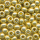 Rocailles pastell gold matt metallic