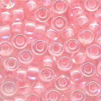 Rocailles kristall rosa, Inhalt 6 g, Größe...