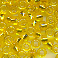 Rocailles leucht gold, Inhalt 8 g, Größe 9/0,...