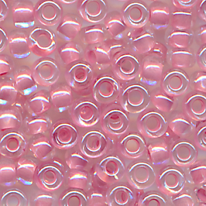 Rocailles kristall pink light, Inhalt 6 g, Größe 10/0. böhmisch